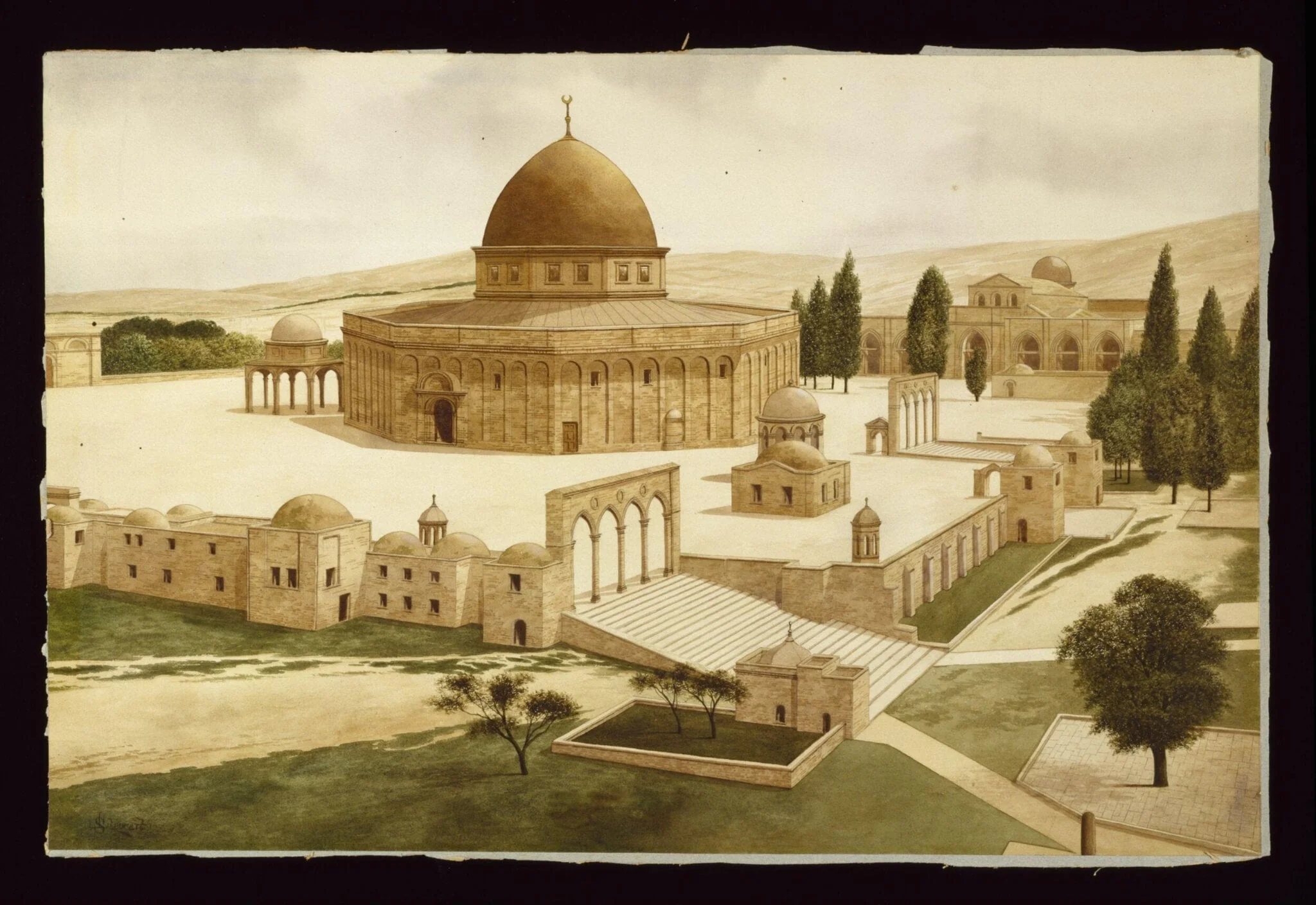 The Mosque of Omar, Jerusalem