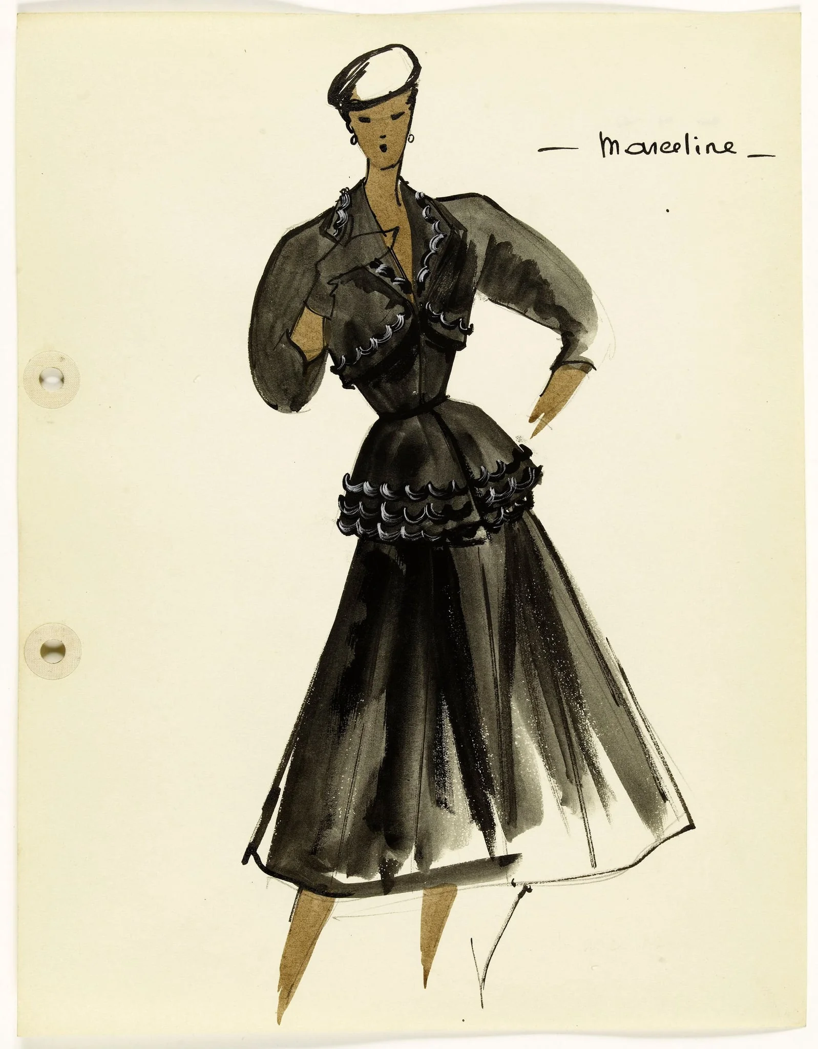 'Marceline', by Marie-Louise Carven, 1951