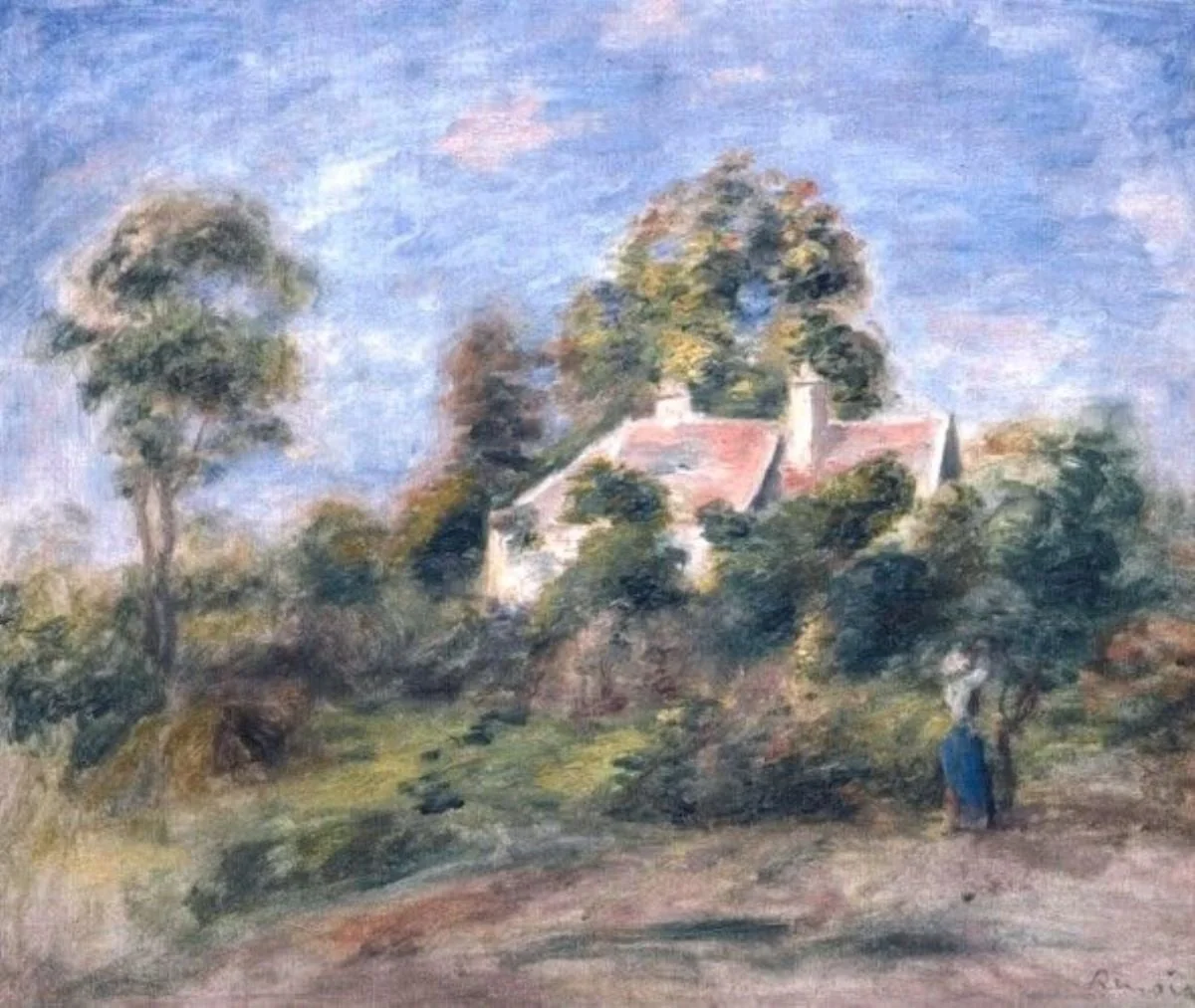 Peisaj cu figuri, by Pierre Auguste Renoir, unspecified