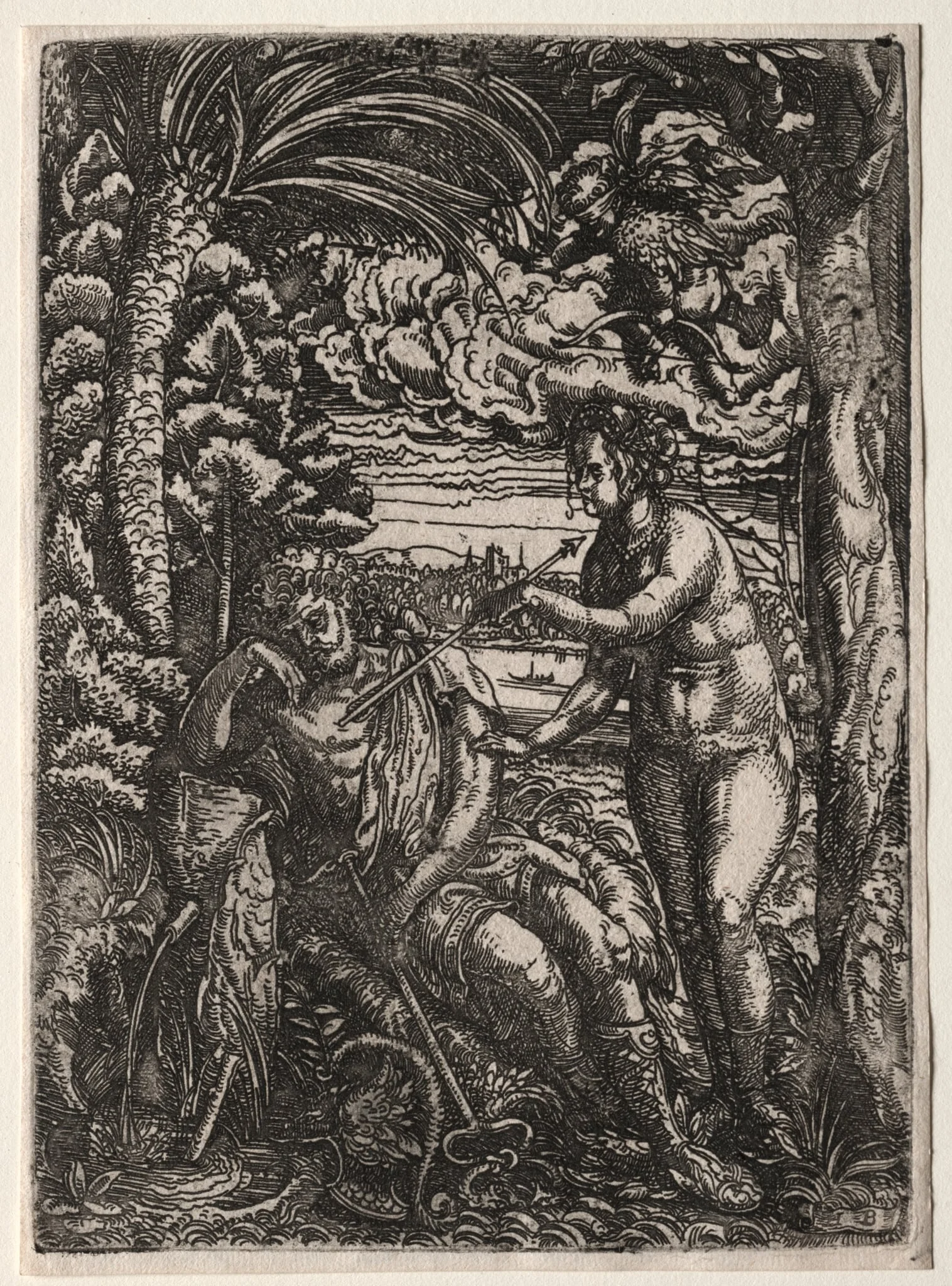 Venus and Mercury, by Hans Burgkmair the Elder, 1520