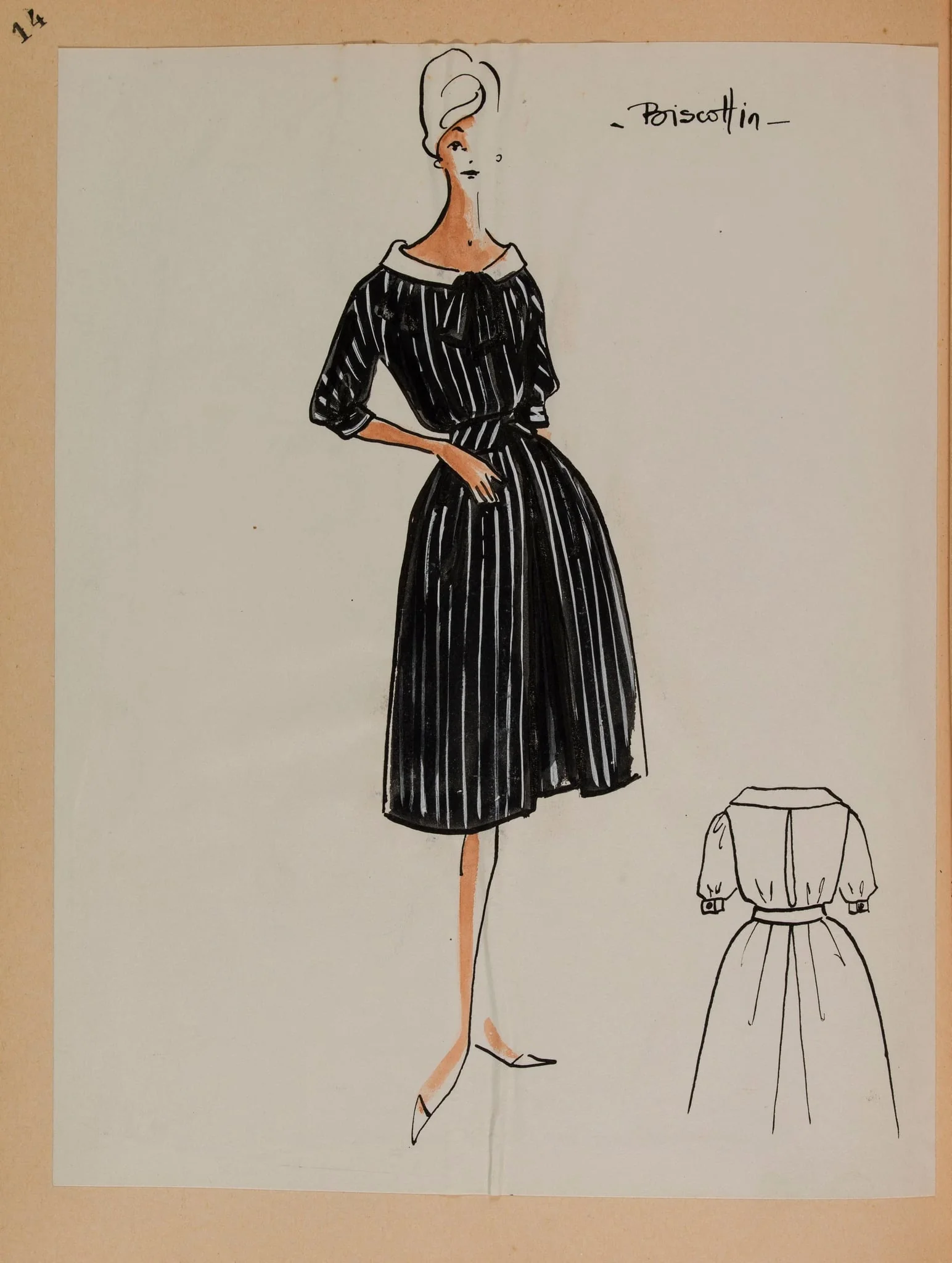 Biscottin, by Carven, 1958