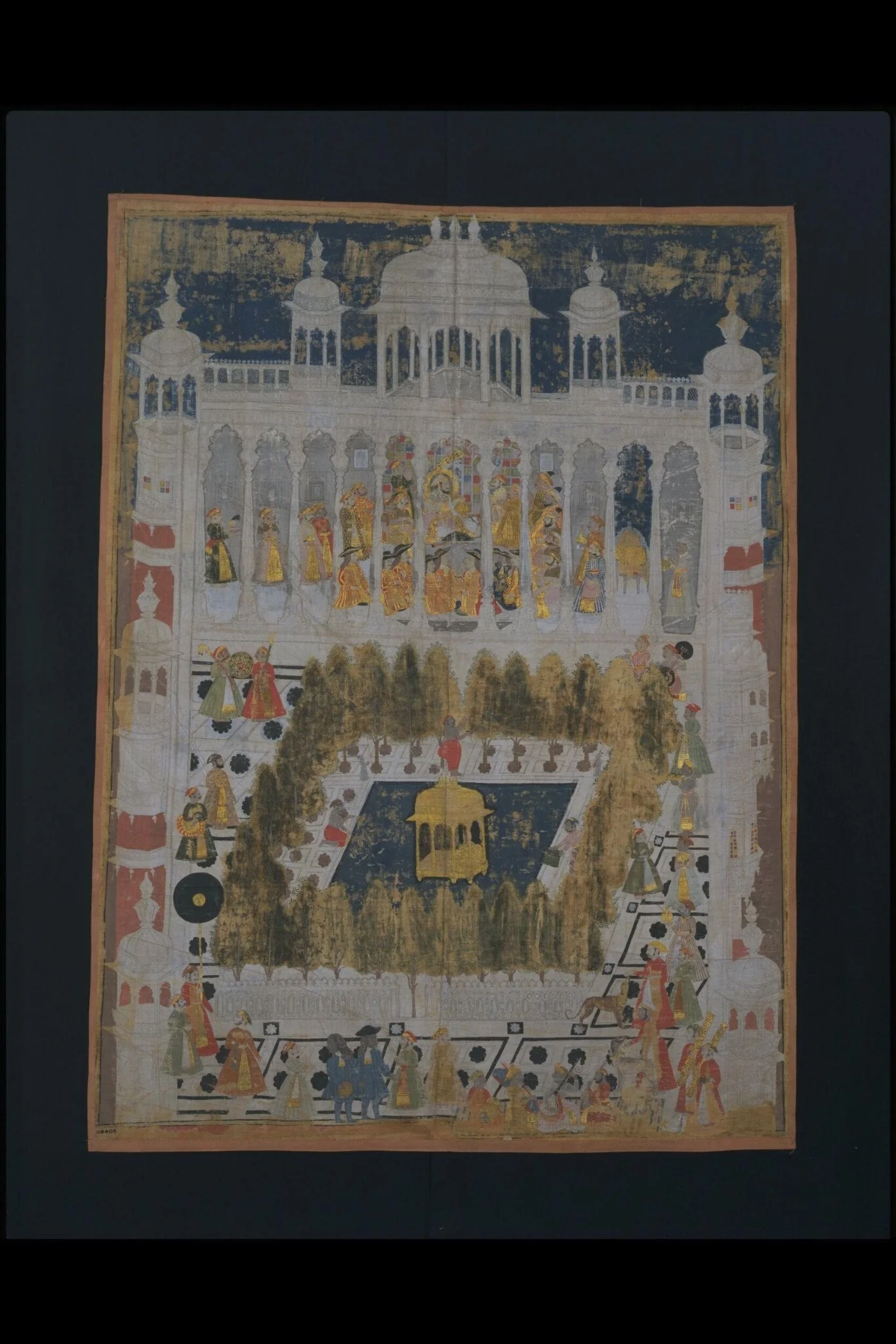 Maharana Sangram Singh receives the embassy of Johan Josua Ketelaar, by Unknown, paint, 1711