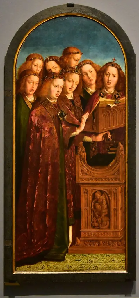Singing angels (after The Ghent Altarpiece)