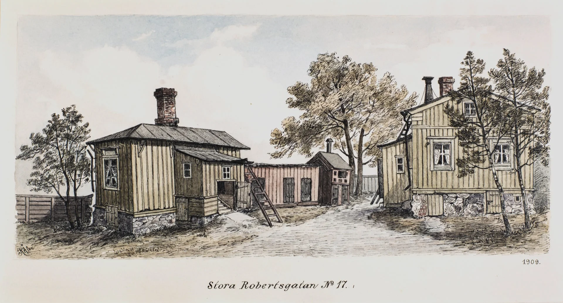Iso Roobertinkatu 17, by Rudolf Åkerblom, 1897