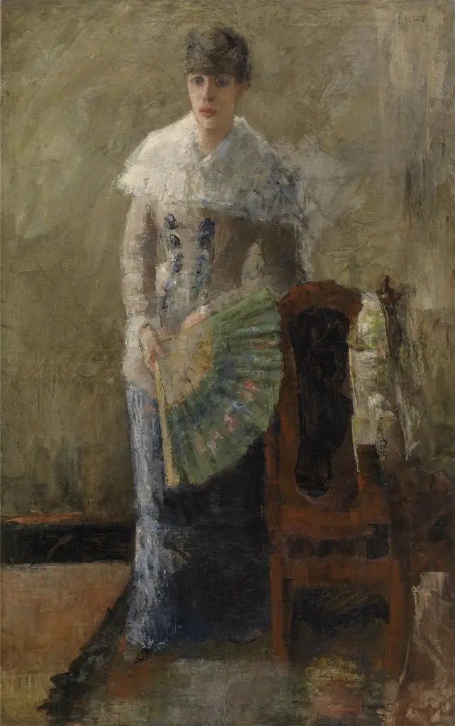 The Lady with Fan
