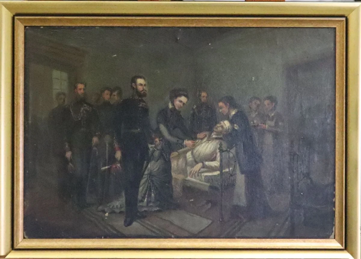 Decorarea primului rănit la 1877