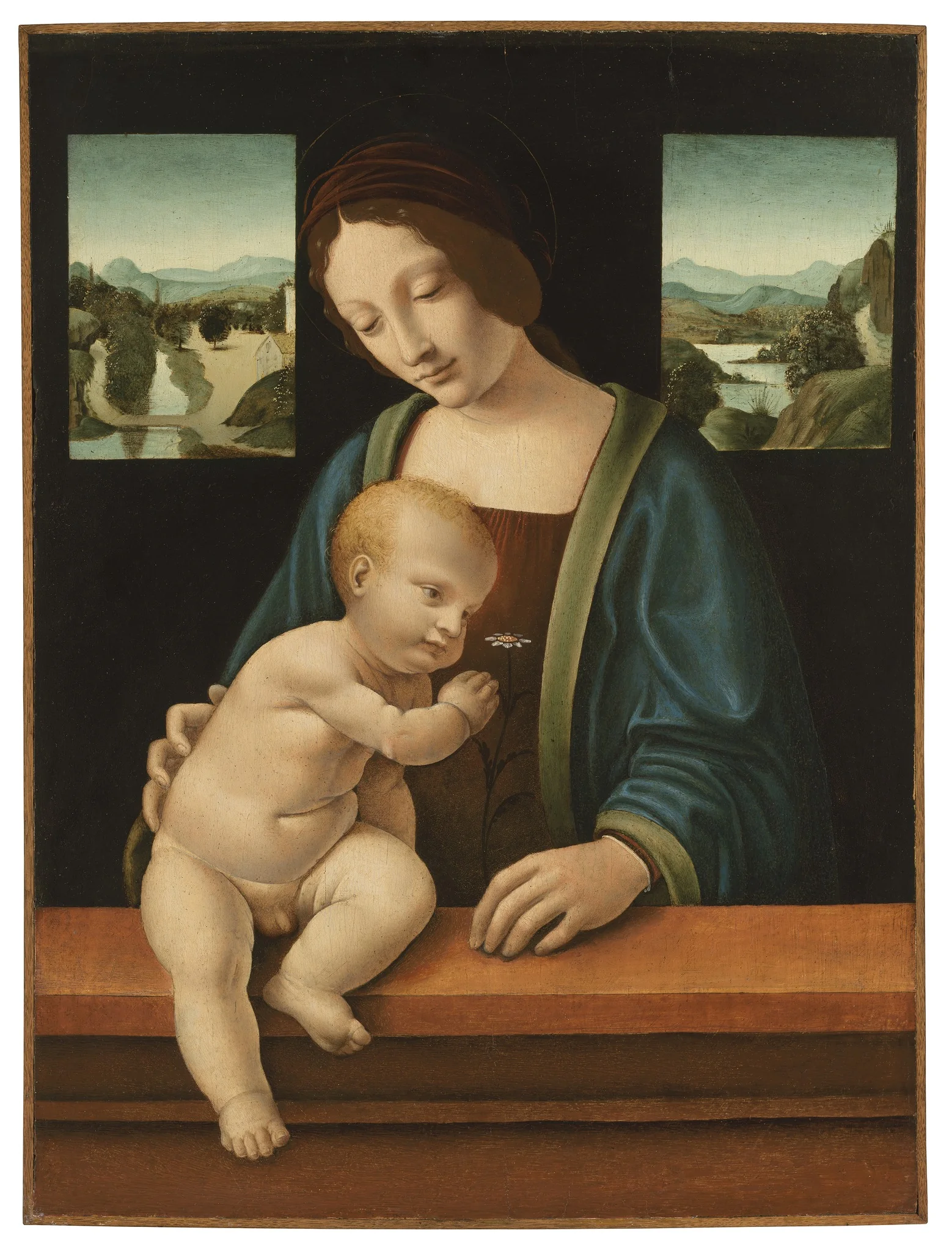 Madonna and Child, by Unknown, oil, 1850