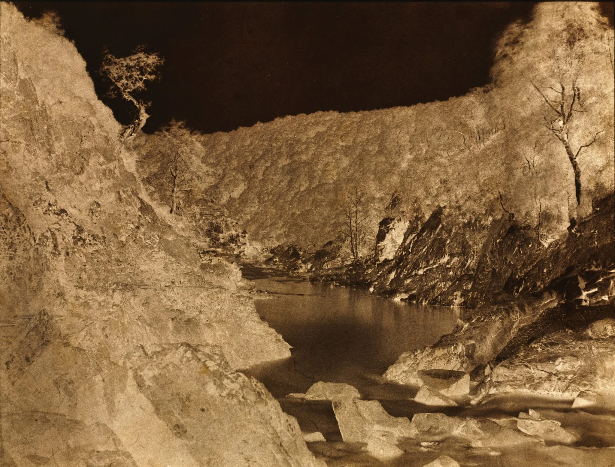 River Landscape, Scotland, by Captain Horatio Ross, 1858
