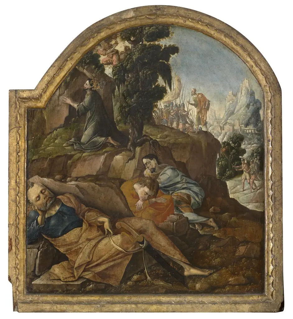 Christ at the Garden of Gethsemane at the Mount of Olives