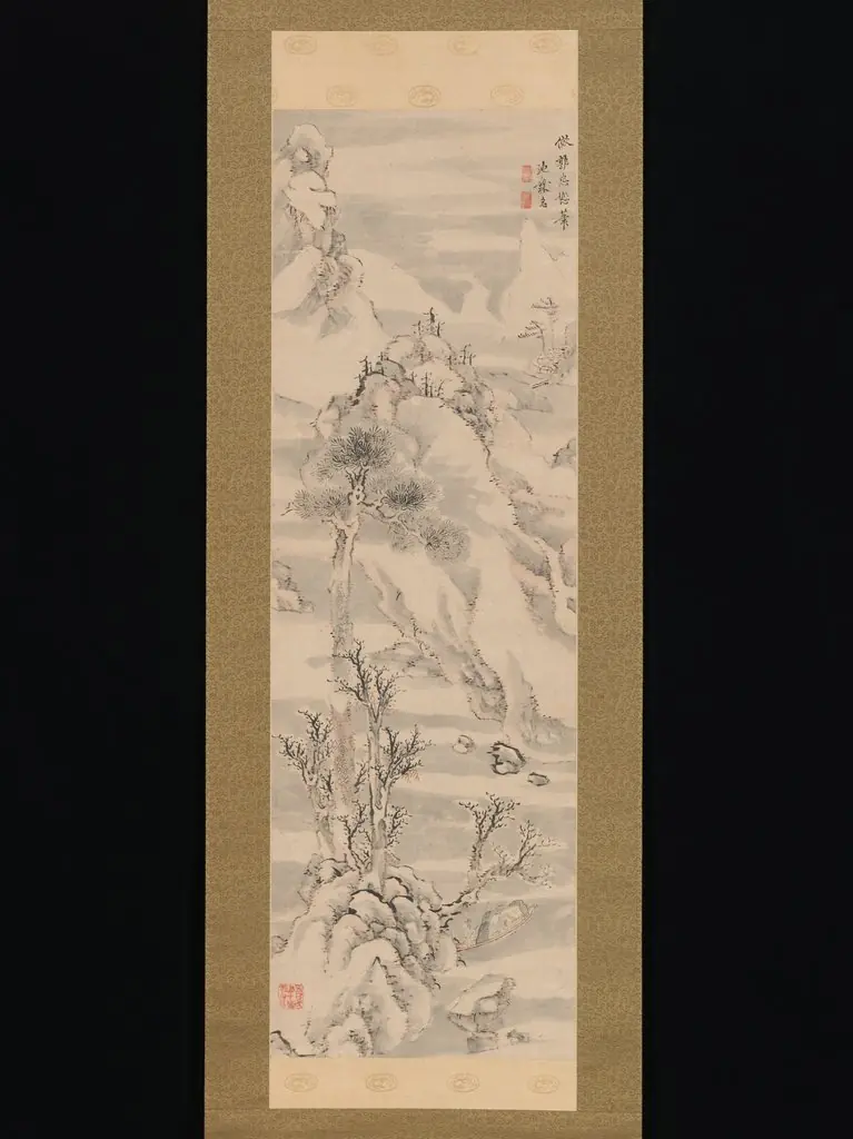 Wintry Landscape, in the Style of Guo Zhongshu