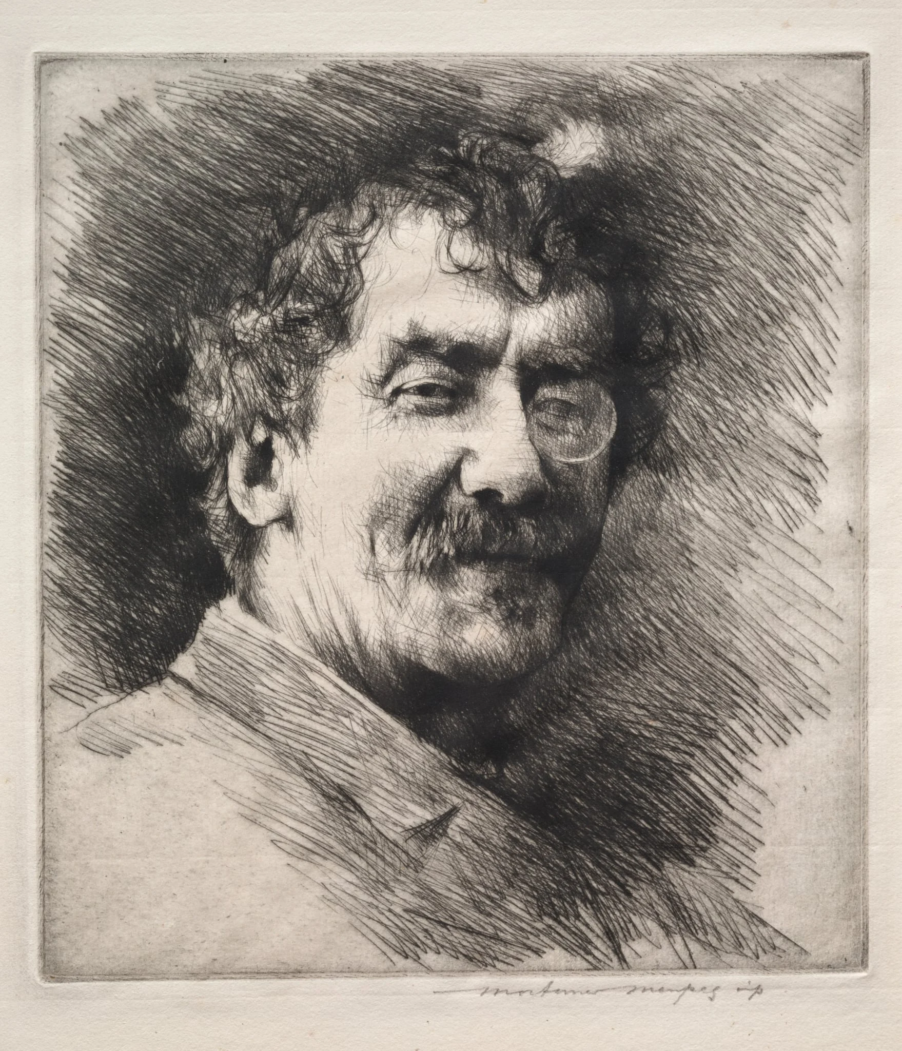 James MacNeill Whistler, by Mortimer Menpes, 1909