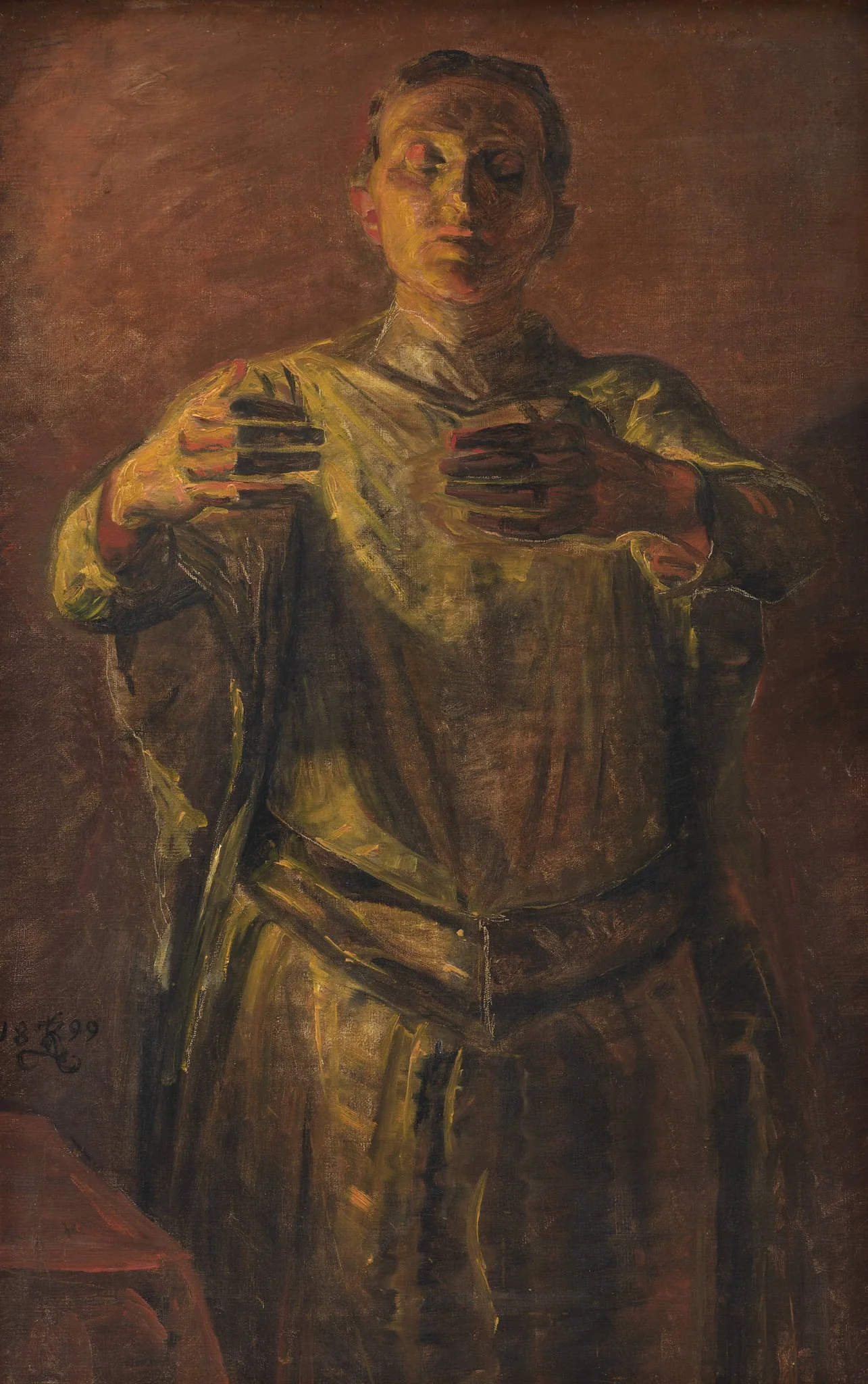 Lady Macbeth. Study, by Unknown, 1899
