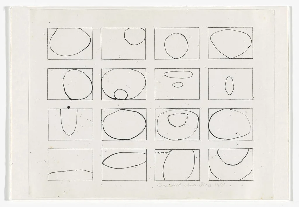 Untitled, by Anna Maria Maiolino, ink, 1986