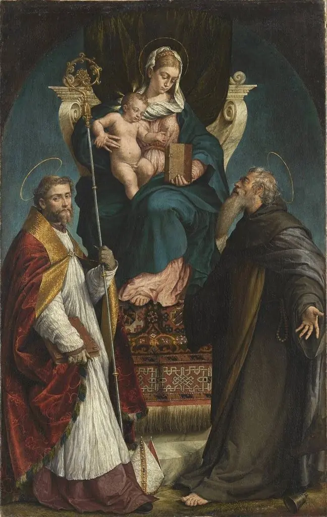 Virgin and Child with the Saints Martin of Tours and Anthony the Great