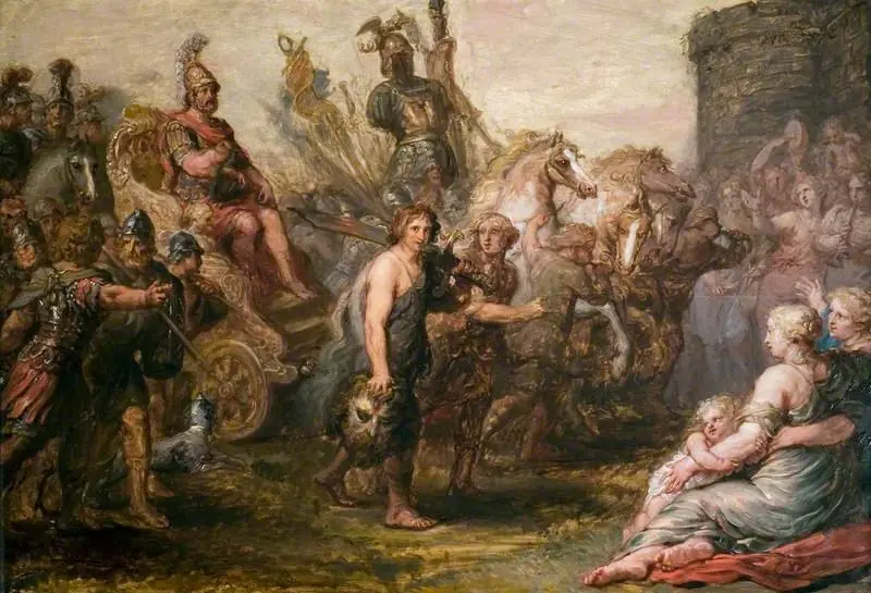 The Triumph of Saul (sketch)