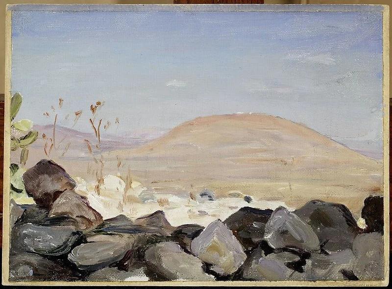 Mount Tabor. From the journey to Palestine