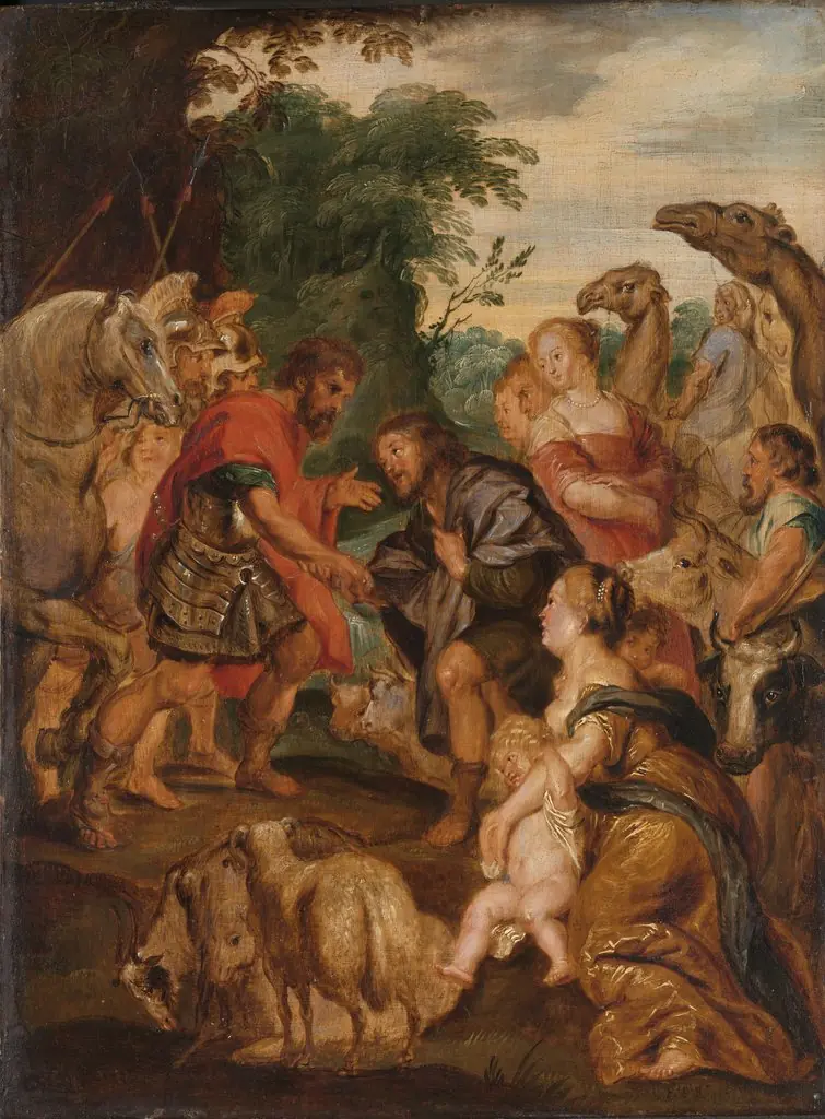 The reconciliation of Jacob and Esau