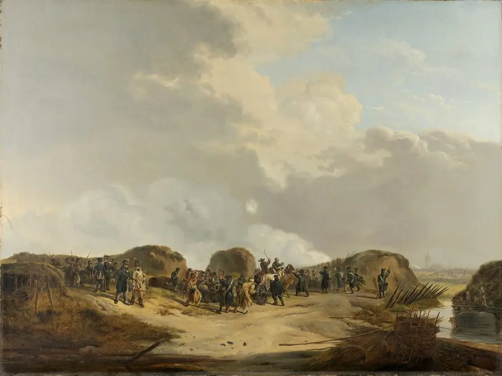 The Casemates outside of Naarden during the Siege, April 1814