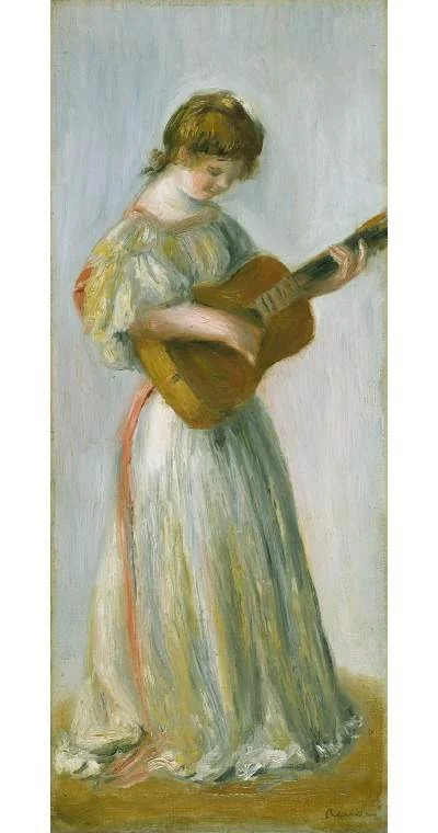 La musique, by Auguste Renoir, oil, 1898