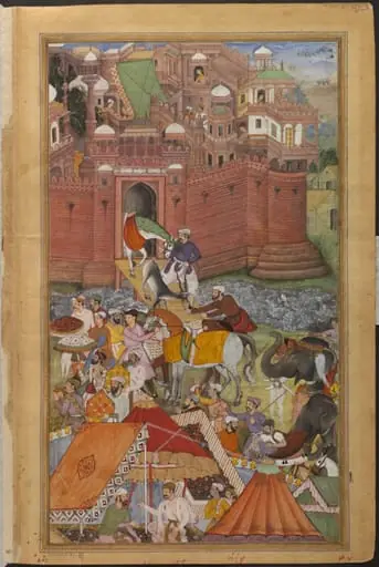 Akbar and Asaf Khan