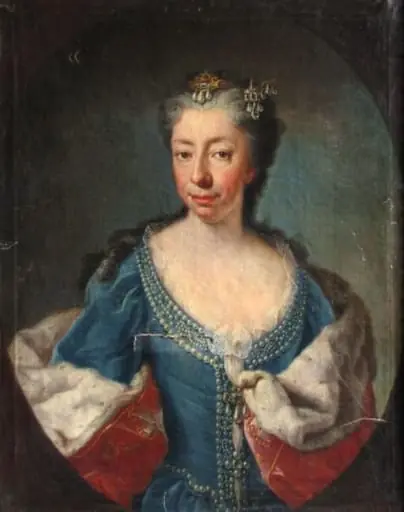 Ana Maria de Orleans, soția regelui Victor Amedeu al II-lea de Savoia (în registrulinventar: „Soția regelui Emanuel al Sardiniei”); pandant: Victor Amedeu al II-lea, regele Savoiei