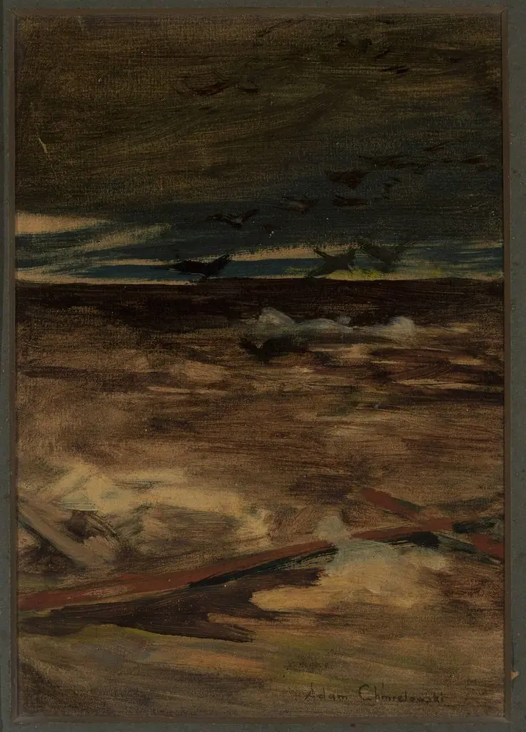 Pestilence, section of the triptych “Disaster”, sketch