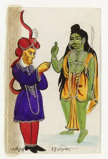 Angada and Rama