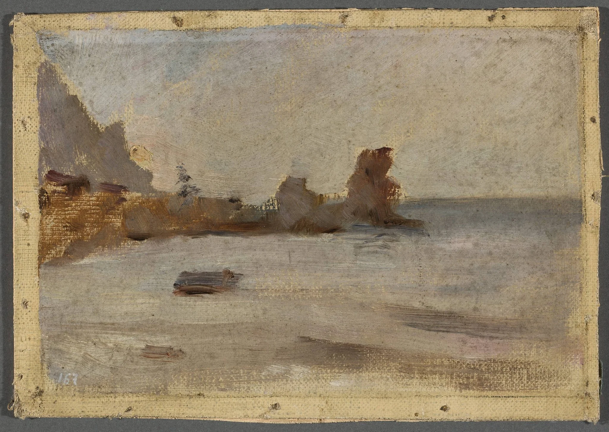 Seaside in Gurzuf. From the journey to Crimea