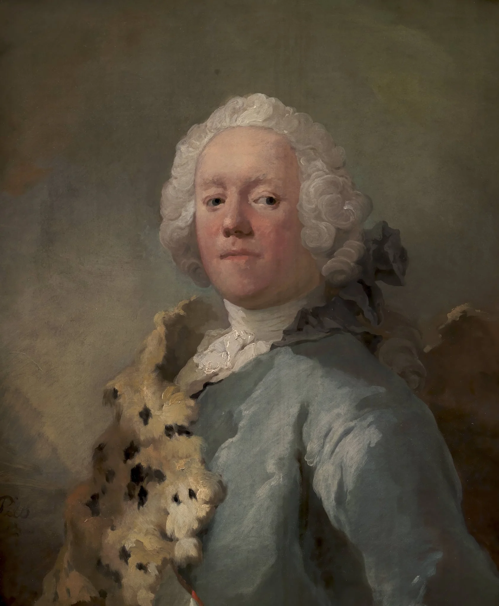 Portrait of Count Jørgen Scheel, by Unknown, unspecified, 1750