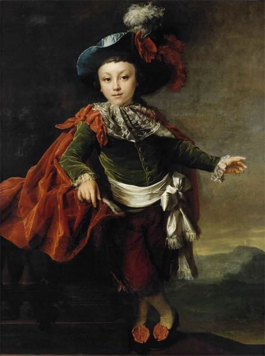 Portrait of F.P. Makerovsky in masquerade costume