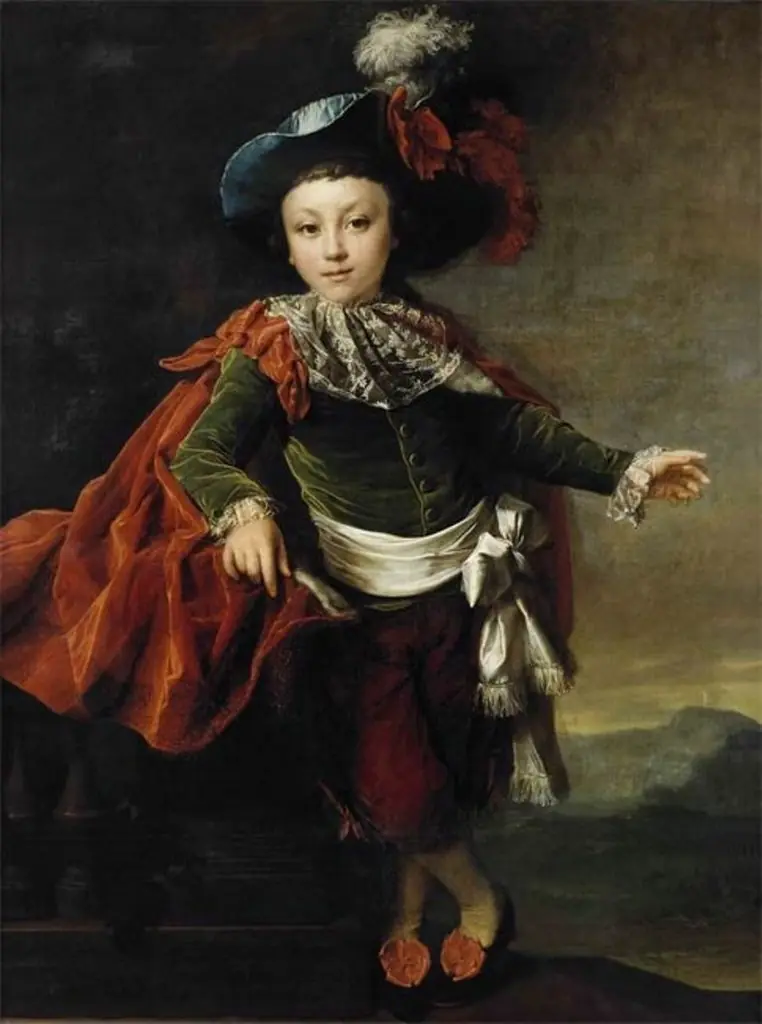 Portrait of F.P. Makerovsky in masquerade costume