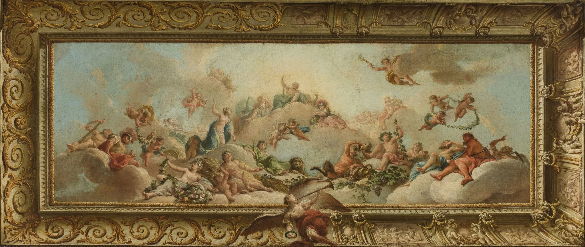 Greeting of Venus at Mount Olympus, by Daniel Gran, oil, 1735