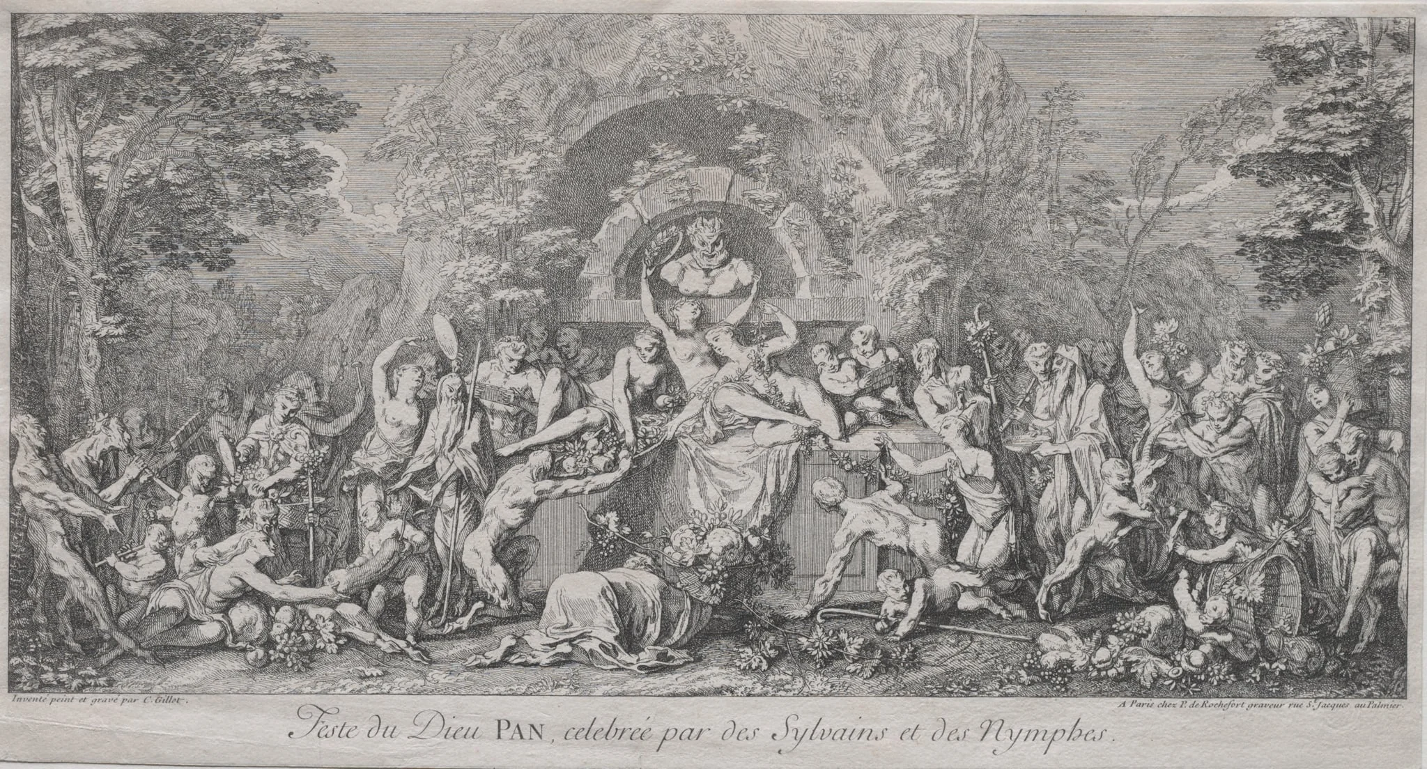 The Four Festivals:  Festival of the God Pan, by Claude Gillot, 1704