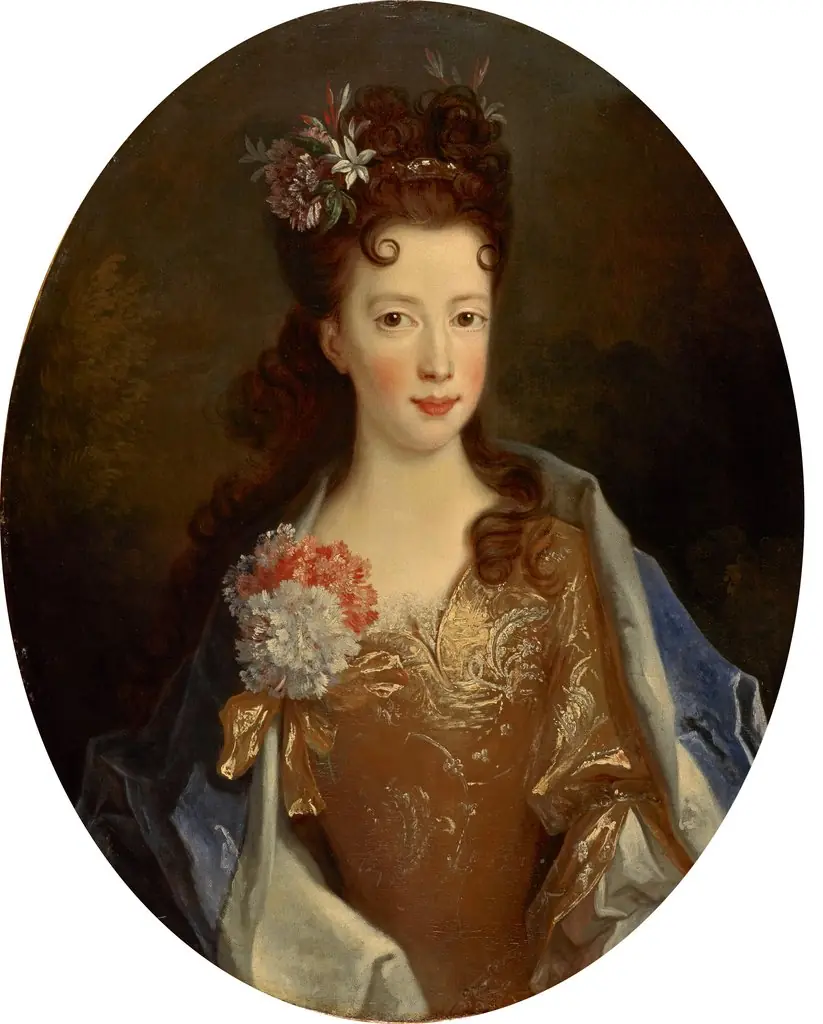 Princess Louisa Maria Teresa Stuart, 1692 - 1712. Daughter of James VII and II