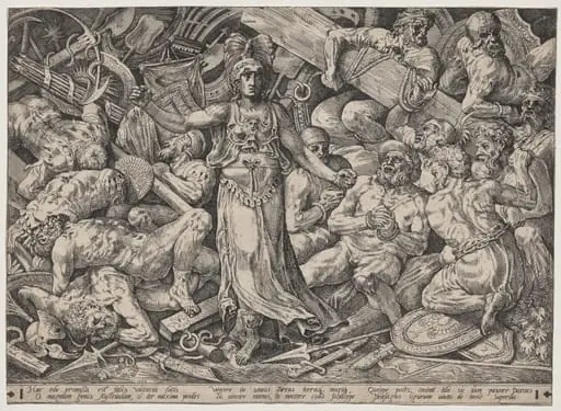 Victory Surrounded by Prisoners and Trophies