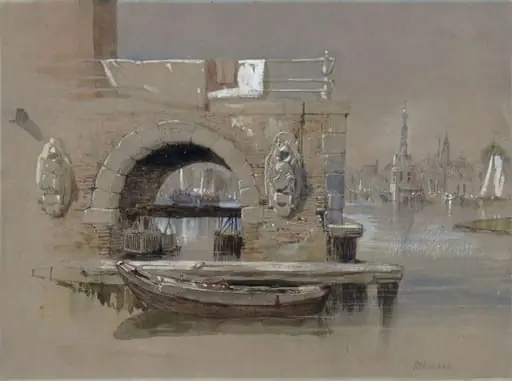 Dutch Town and Harbour- Alkmaar