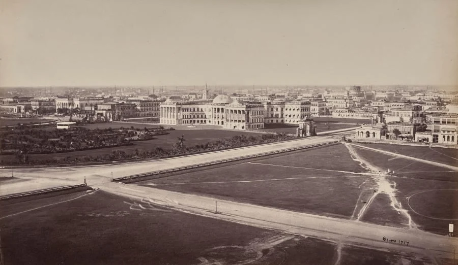 Calcutta. General View. Government House in the Foreground, by Samuel Bourne, 1866