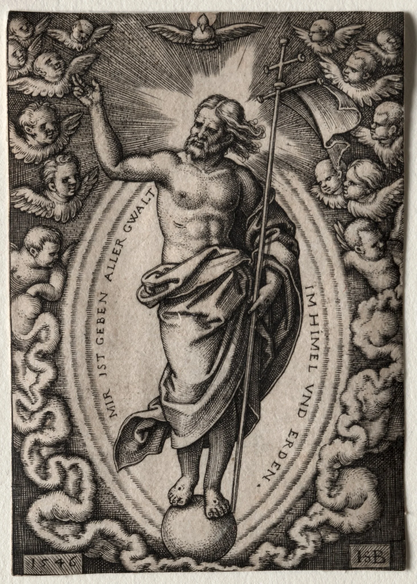 The Saviour, by Sebald Beham, 1546