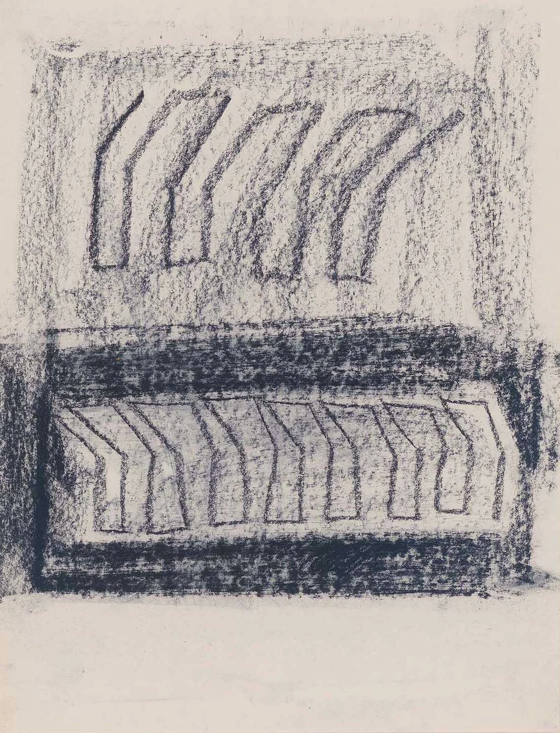 Σπουδή για γλυπτό στο Walker Art Center III, by Chryssa (Vardea-Mavromichali), 1983