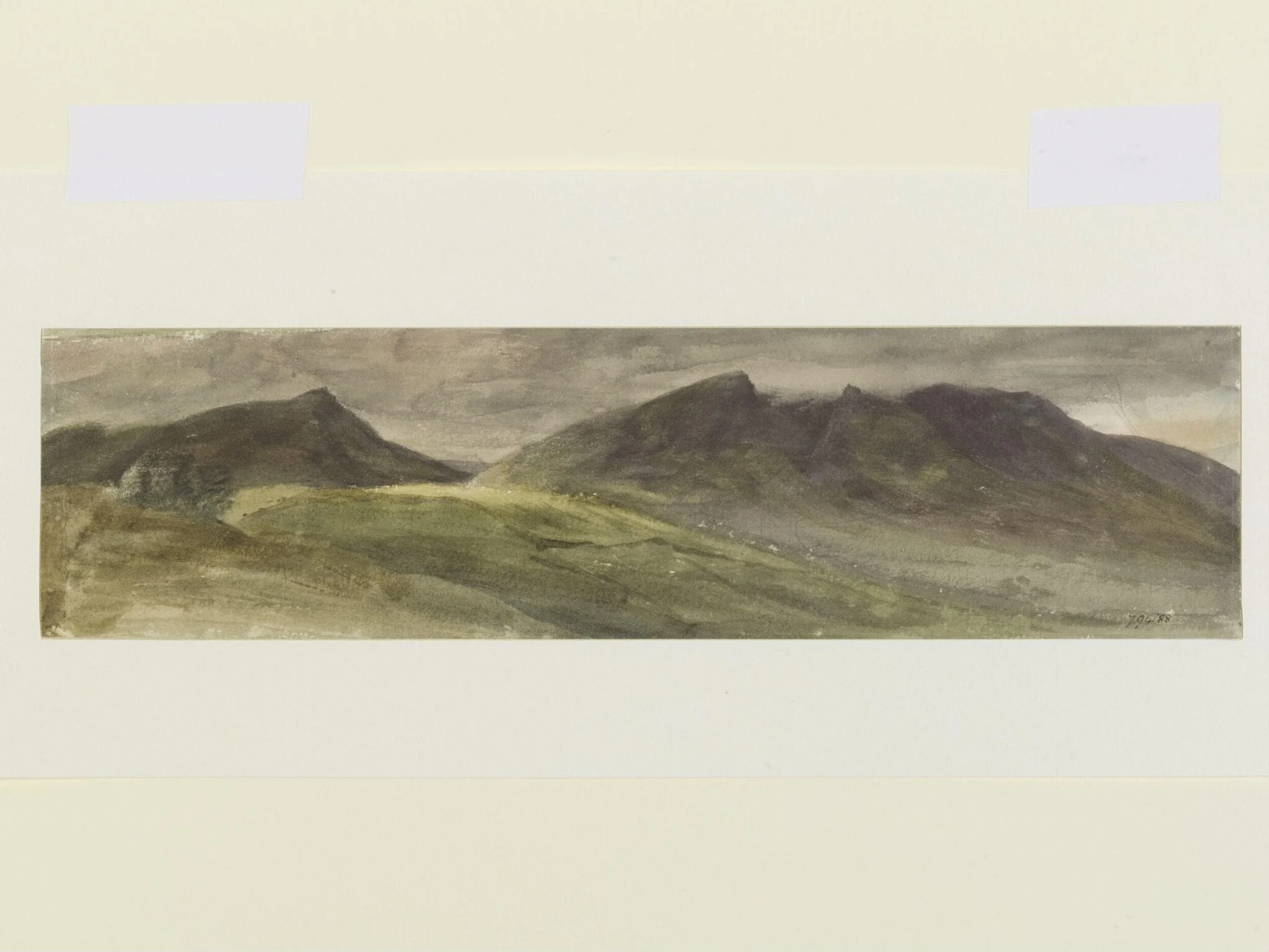Saddleback and part of Skiddaw, by John Constable, watercolor, 21
