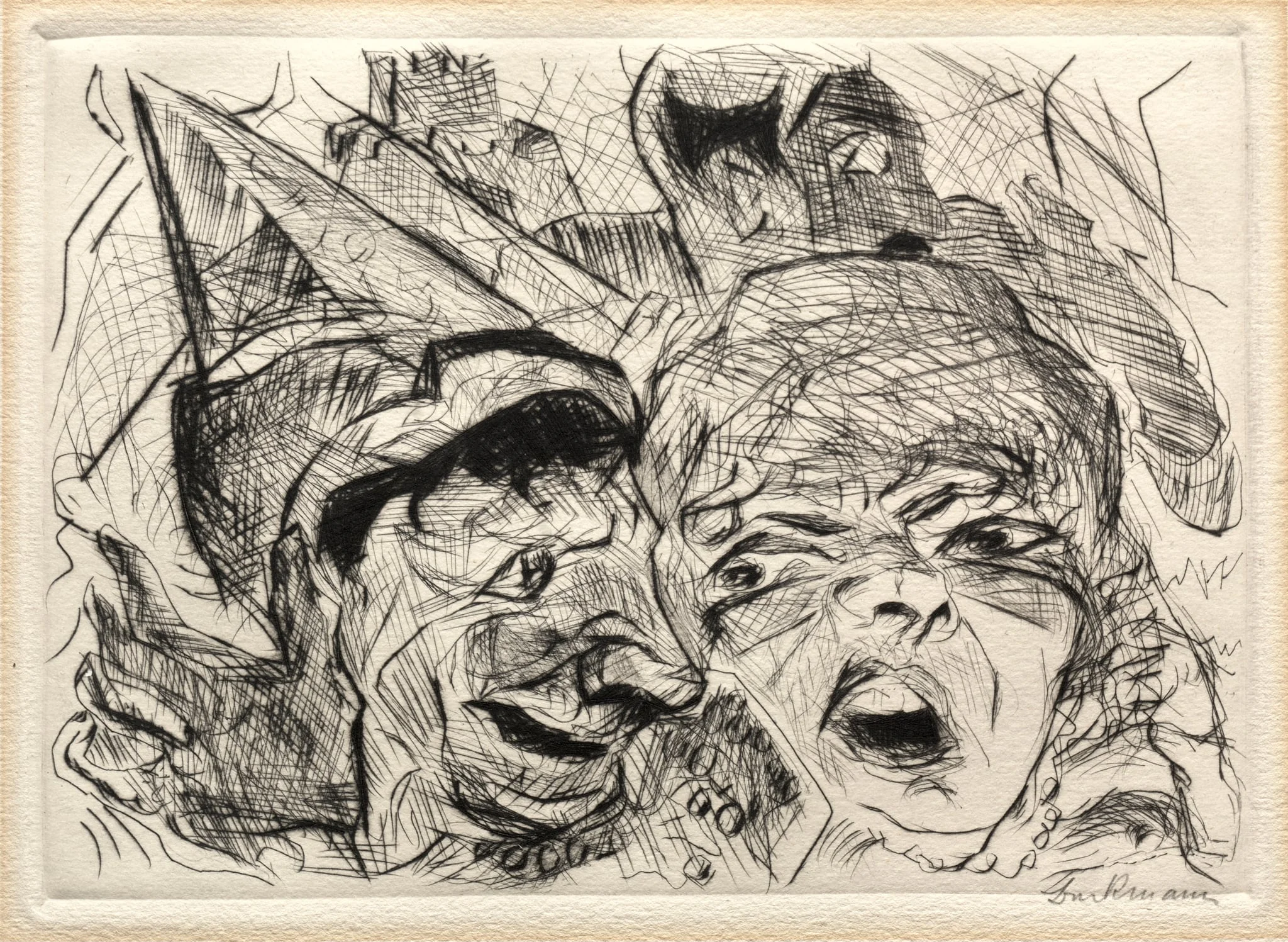 Theater, by Max Beckmann, 1916