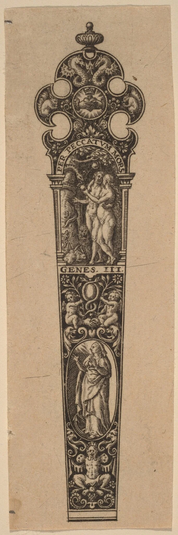 Ornament, by Theodor de Bry, ink, 1563