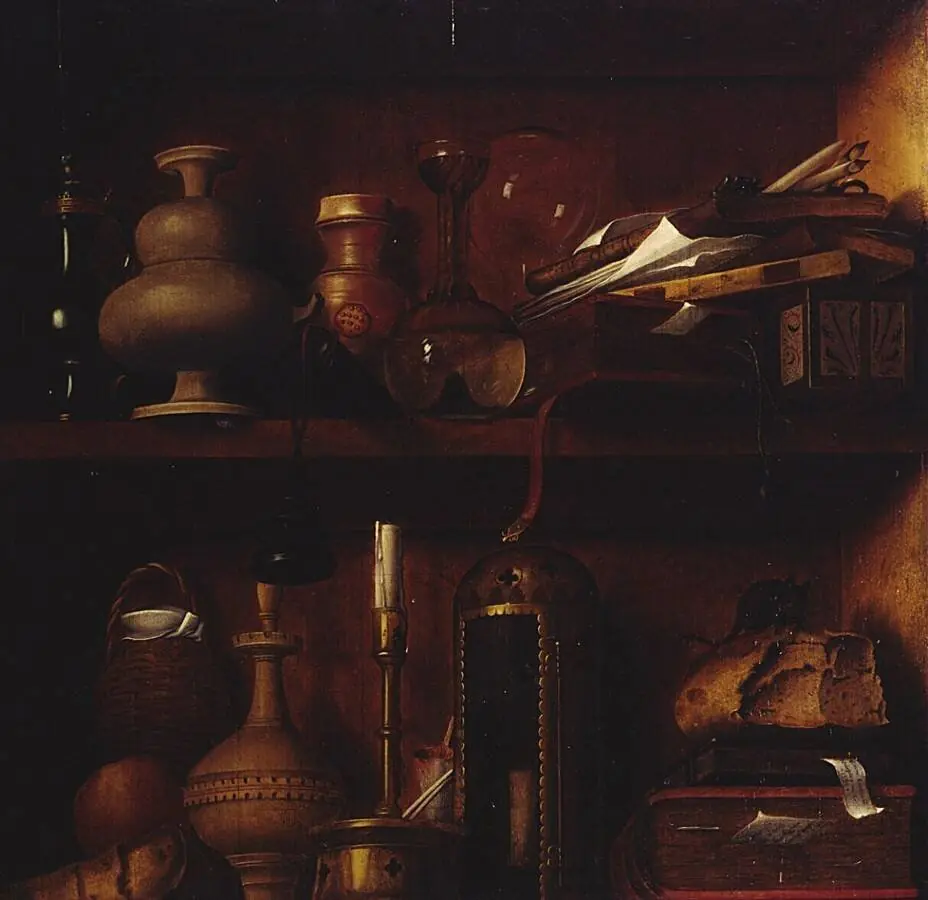 Still life in a Cupboard, 1538