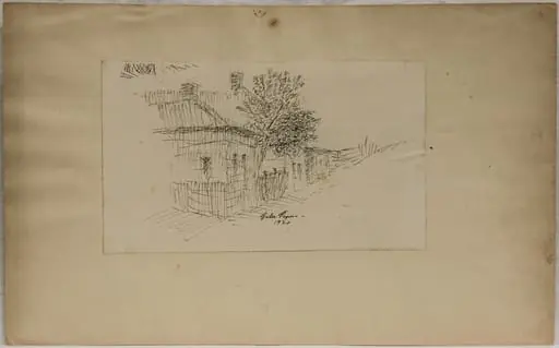 Peisaj cu case