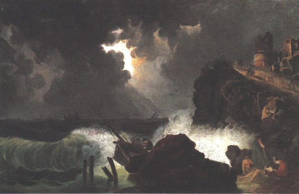 Storm at Sea and in the Air
