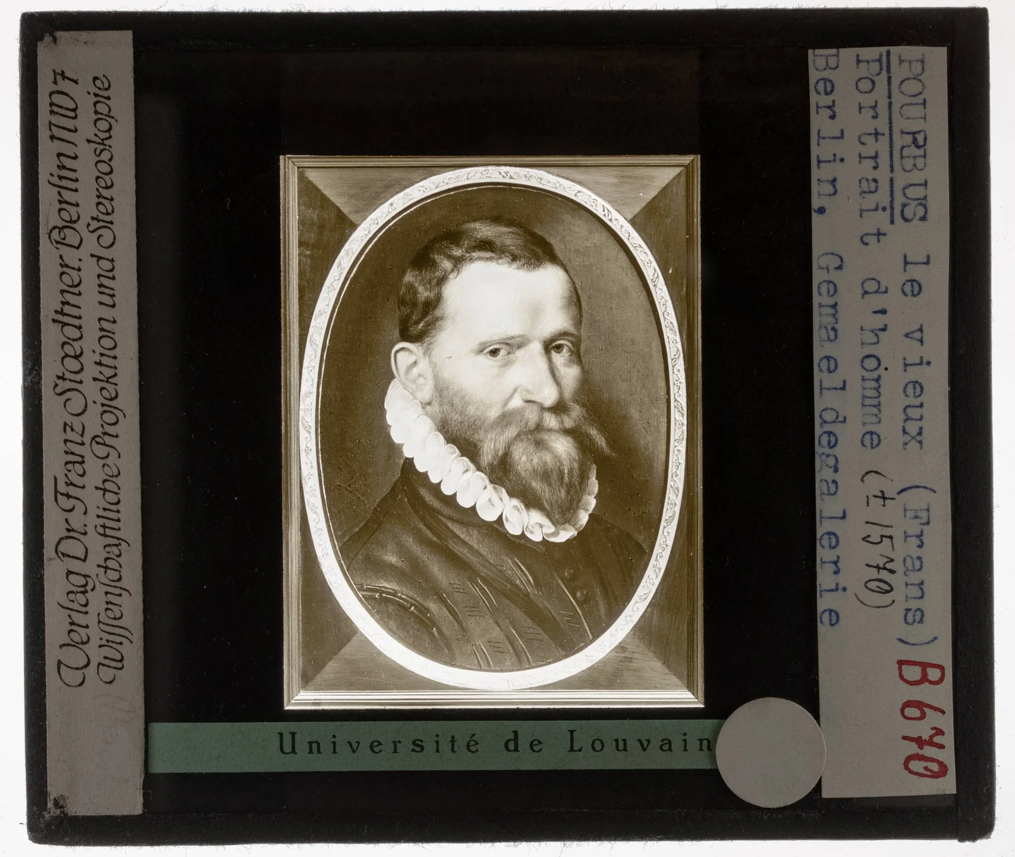 Frans Pourbus the Elder. Portrait of a Man Pendant, by Frans Pourbus the Elder, unspecified, 1579