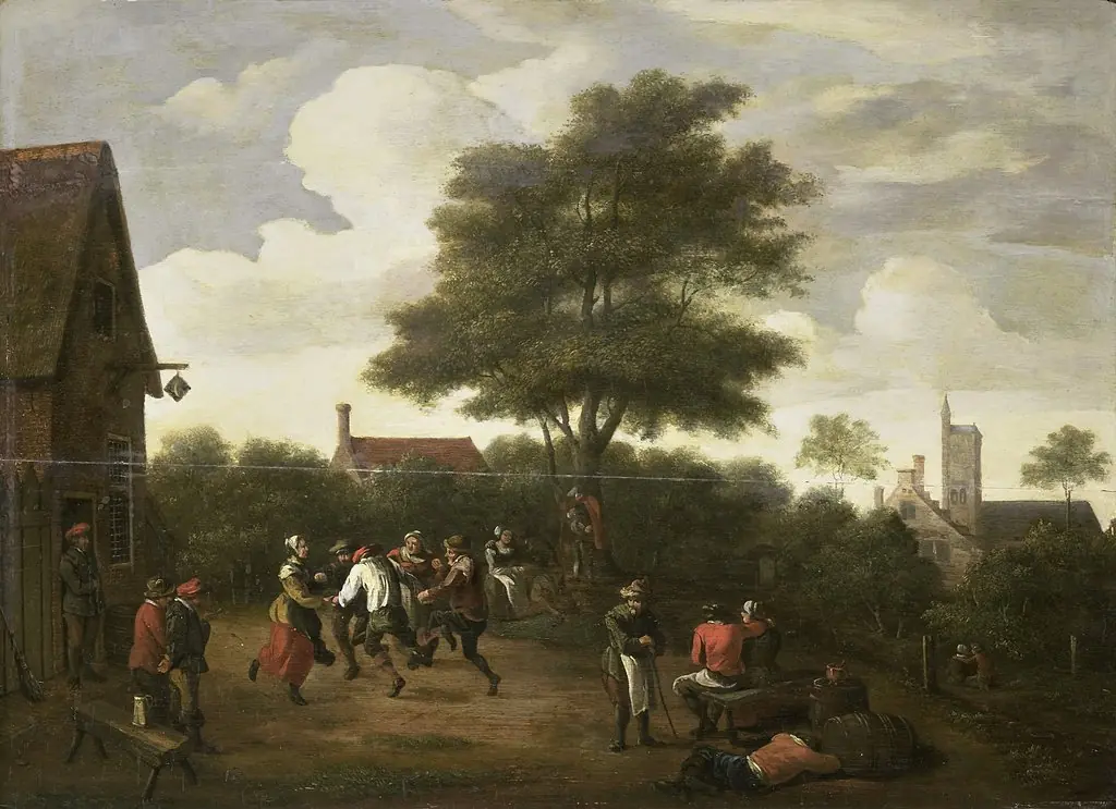 Peasants dancing