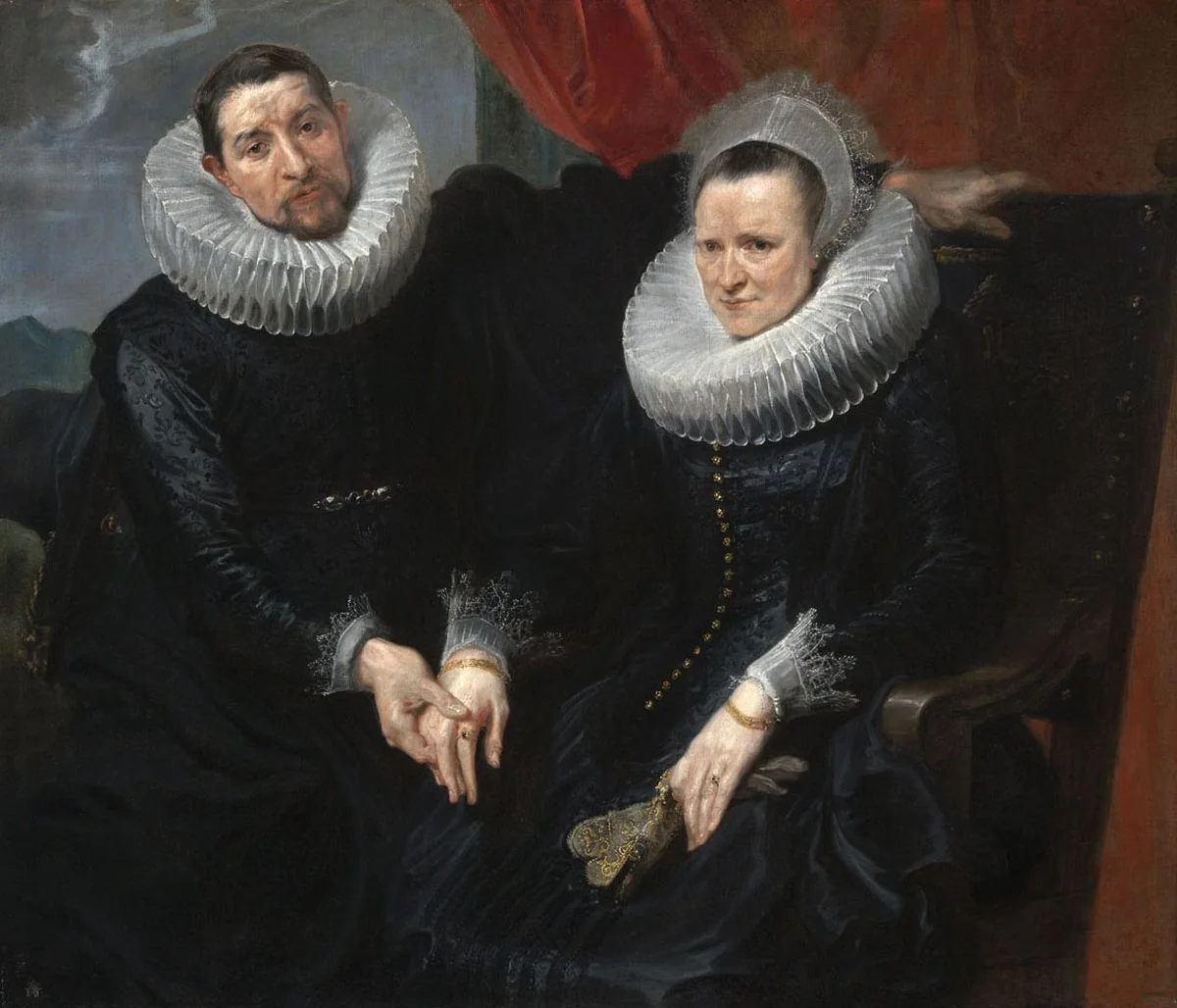 Portrait of a Married Couple, by Anthony van Dyck, oil, 1630