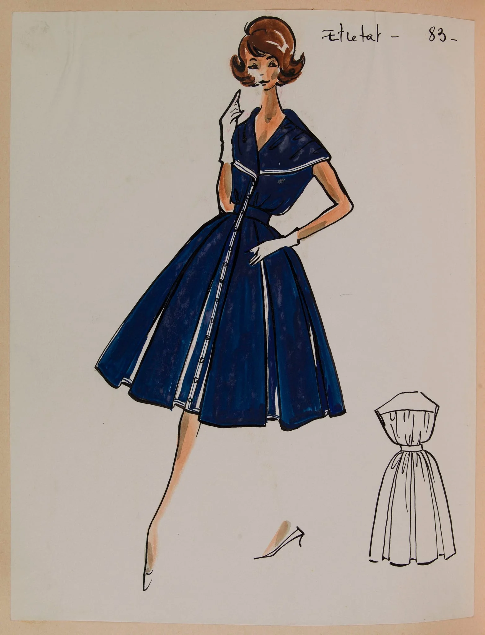 Etretat, by Carven, 1958