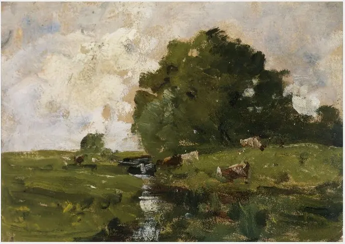 A Stream in Pasture Land